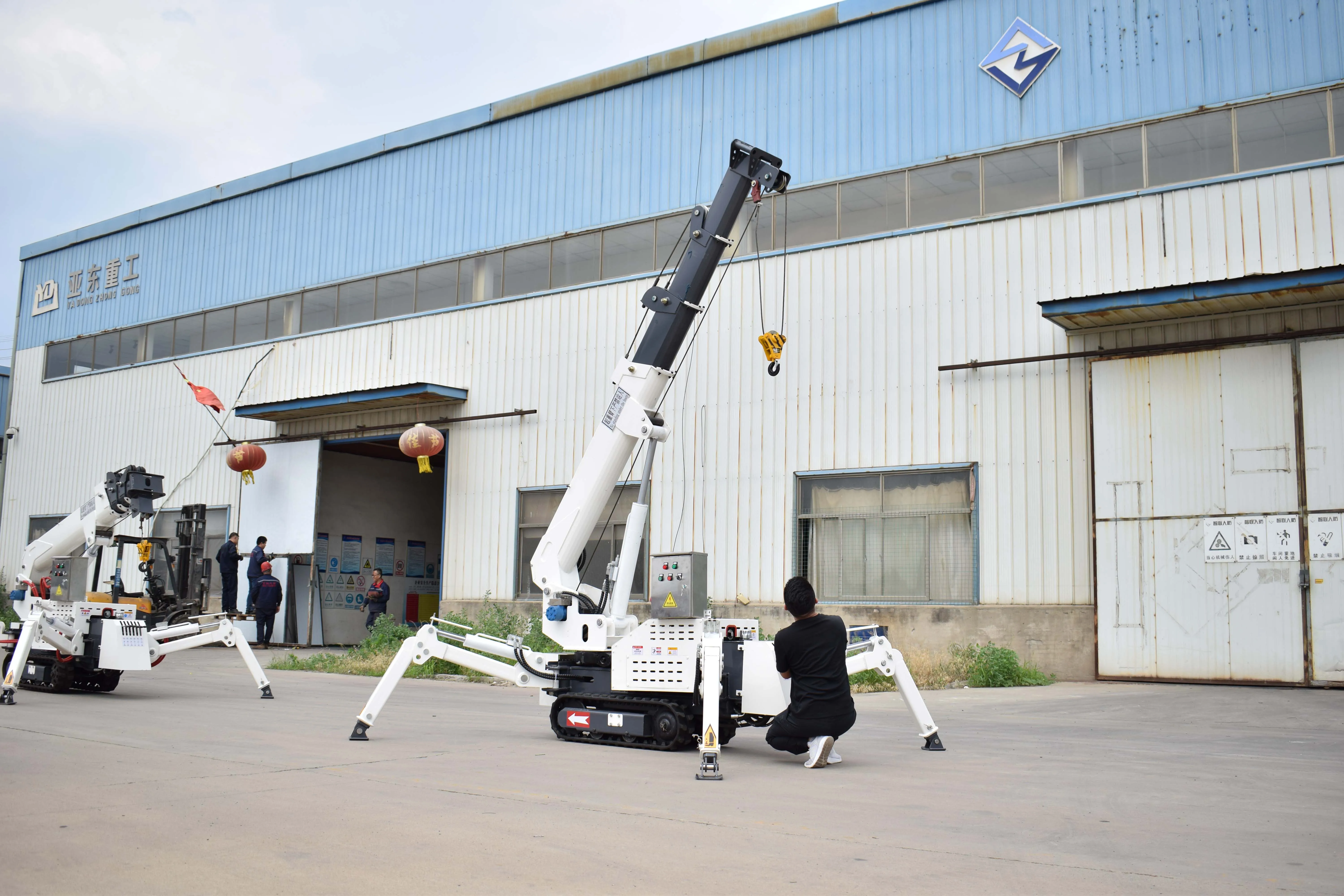 With Ce Certificate 12 Tons Mobile Construction Hydraulic Crane Spider Crane