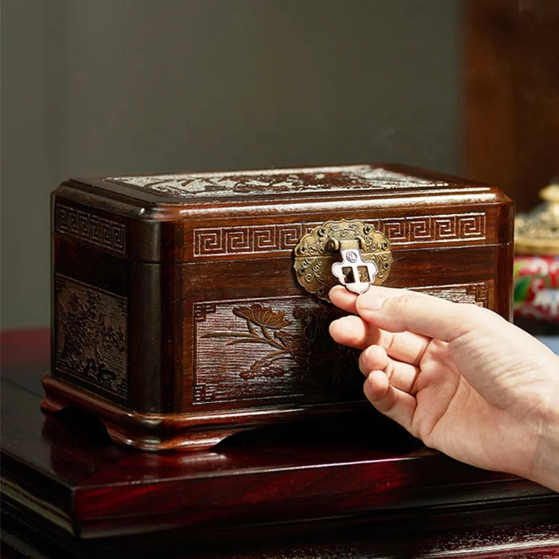 Wooden Jewelry Box With Brass Work Wooden Jewelry Box Hand Crafted Wooden Jewelry Box Brass Work