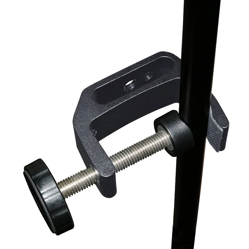 Professional cameras tightly clamped with fixed magic arm