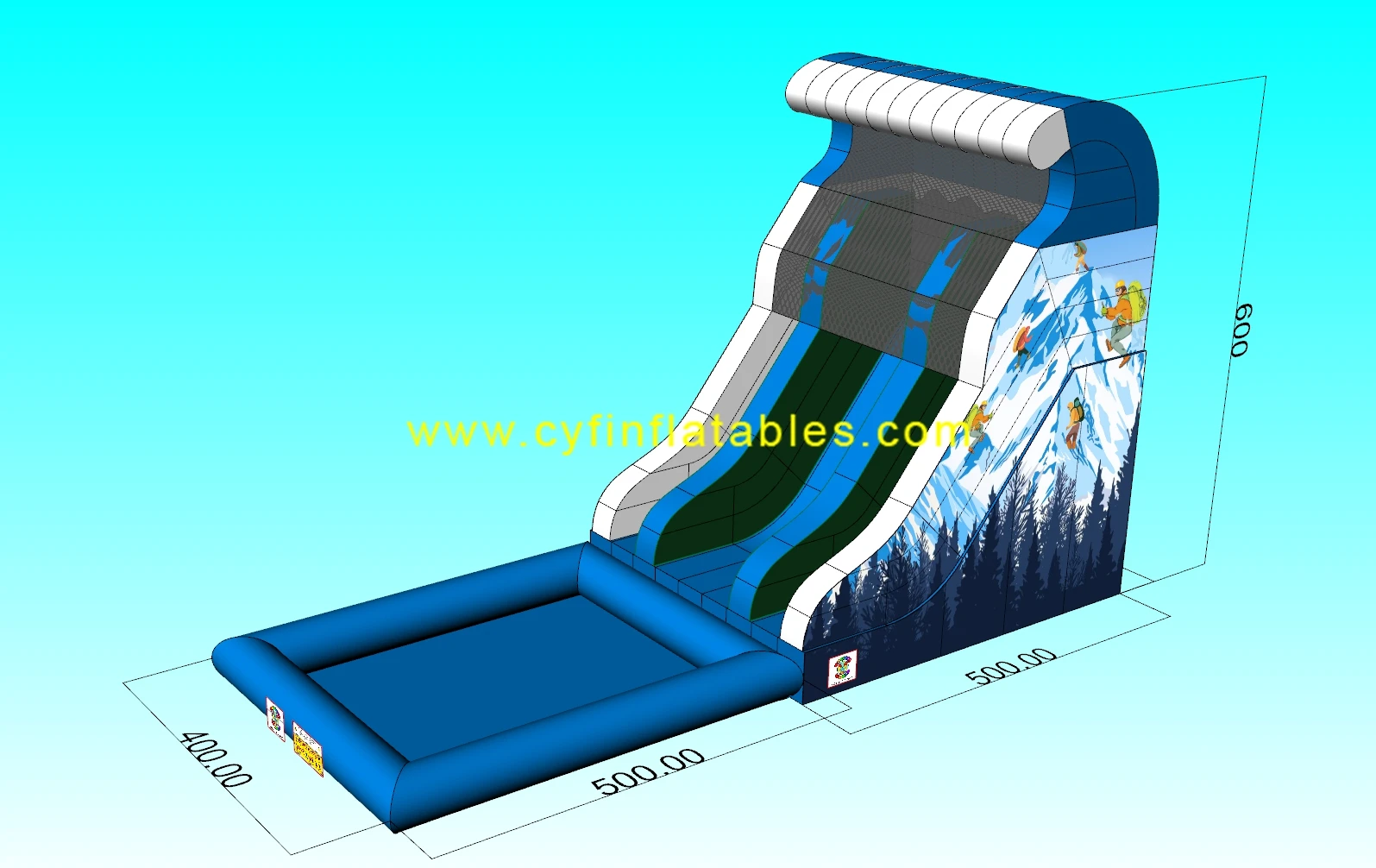 large inflatable pool slide Commercial Inflatable Water Slide Jump Castle Bouncer for kids and adults