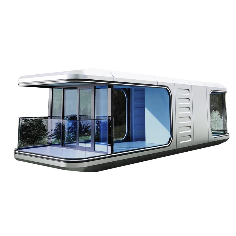 house prefabricated homes/ontainer homes luxury house/ modern container house with garage