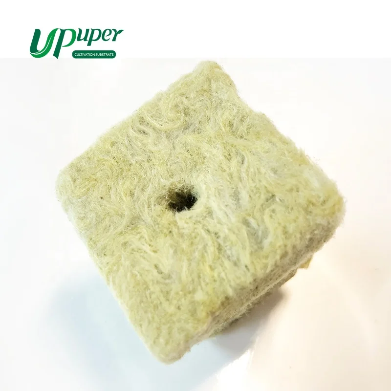 UPuper Cheap Rock Wool Hydroponic Grow Media 1.5x1.5 Inch Each for Vegetable Garden Tower