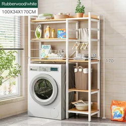 Large Capacity 3 Tier Toilet Rack Shelf Bathroom Wooden Rack Storage Shelves