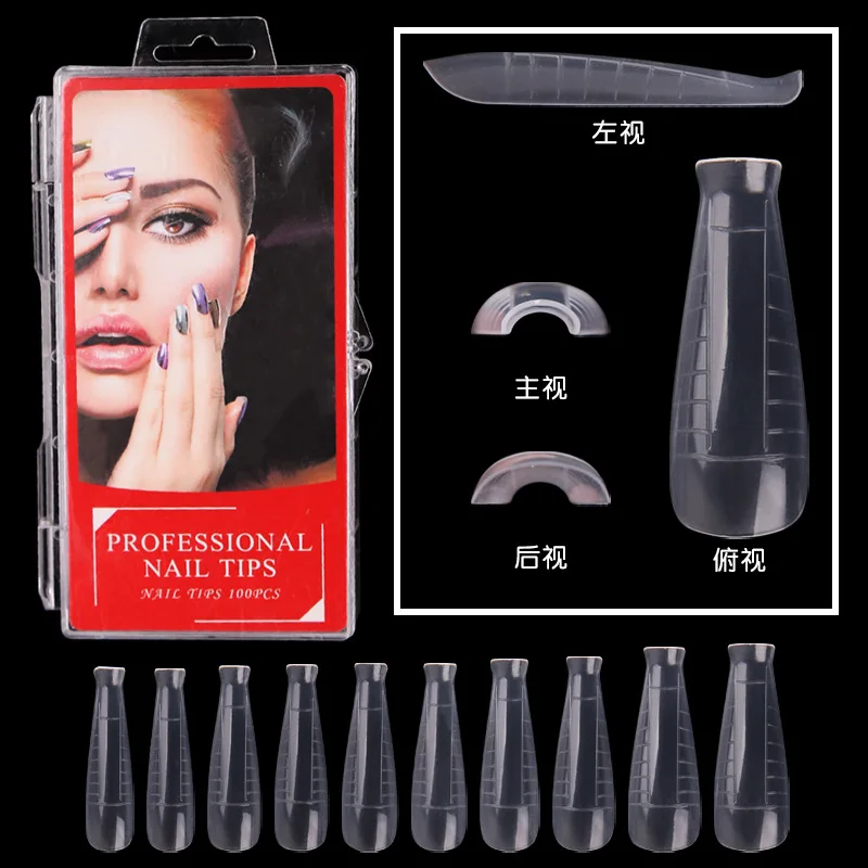 Cross-border supplier Direct sales nail art diy supplies T-type crystal nail extension T-type light therapy Nail Crystal extensi