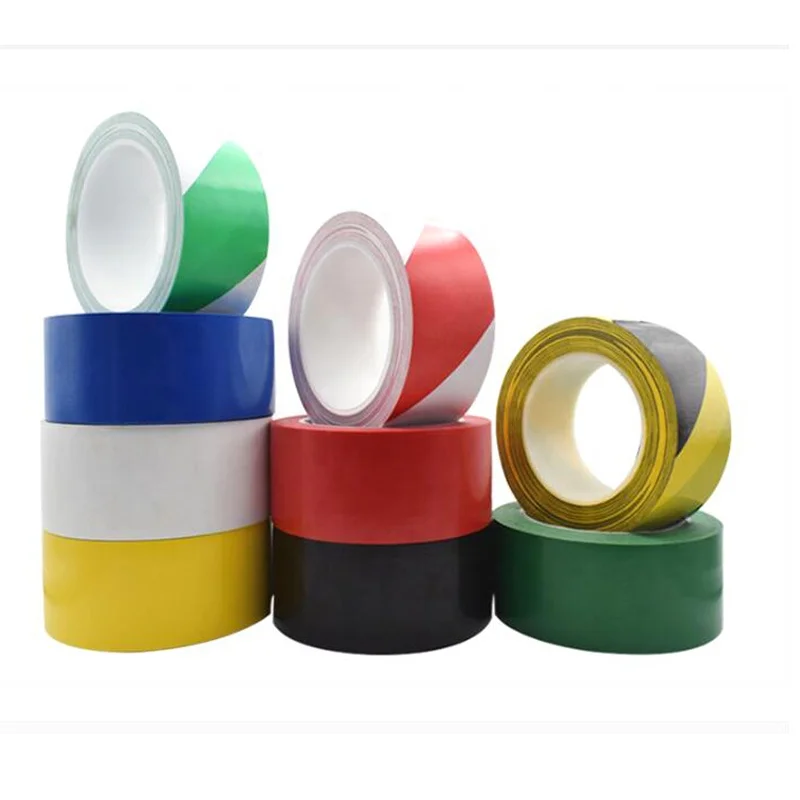 Safety PVC Warning Tape Pvc Lane Floor Marking Adhesive Tape