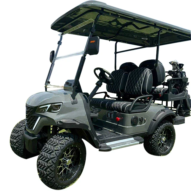 Wholesale High Quality Club Car 4+2 Seater Electric Golf Cart Custom Made 220V Car Smart Charger: Electric Tourist Bus Eec 5 - 6