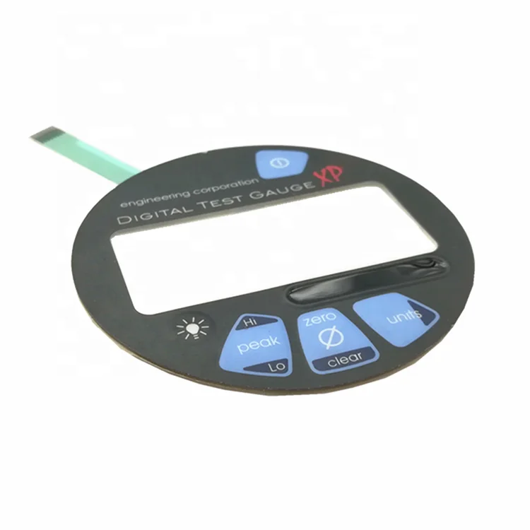 Супер сентябрьская заводская цена пользовательская Гибкая Кнопка ПЭТ/ПК мембранная клавиатура переключатель тактильная мембрана Передняя