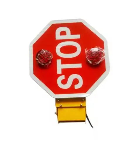 LED electronic sign Reflective school bus stop arm signal sign board