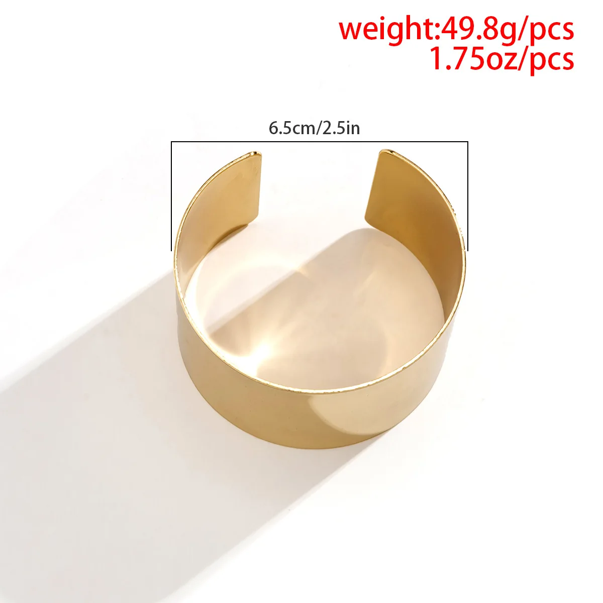 Gold Cuff Wide Bangle Irregular Waves Simple Gold Silver Color For Woman Fashion Vintage Party Accessories Metal Bracelet