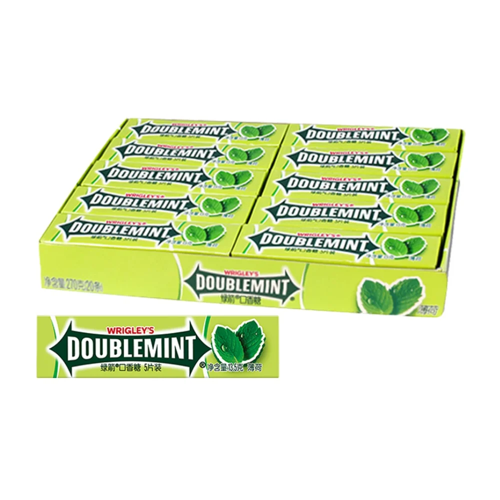 Super hot selling Wholesale 270g Double Mint Gum 5 Pack*20