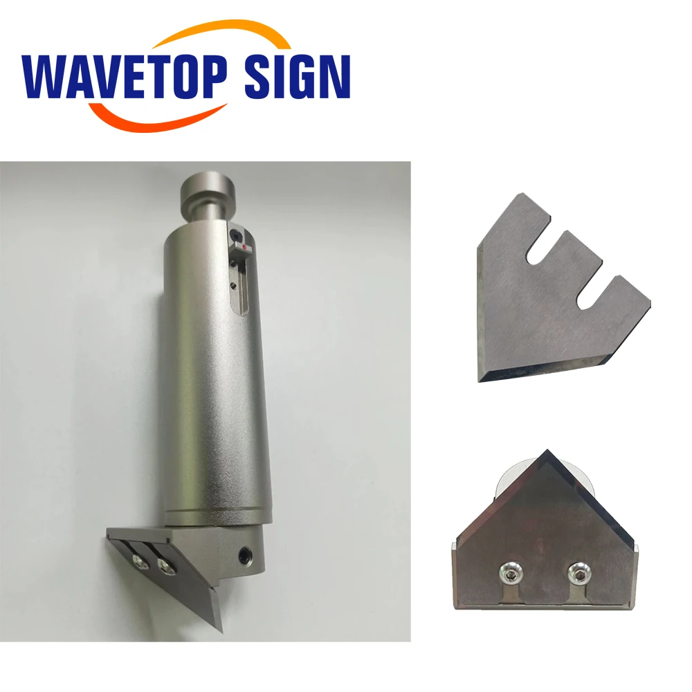 WaveTopSign CNC косообразный нож толщиной 20 мм вибрационная головка ножа для мягкого стекла ПВХ сотовая доска KT Board