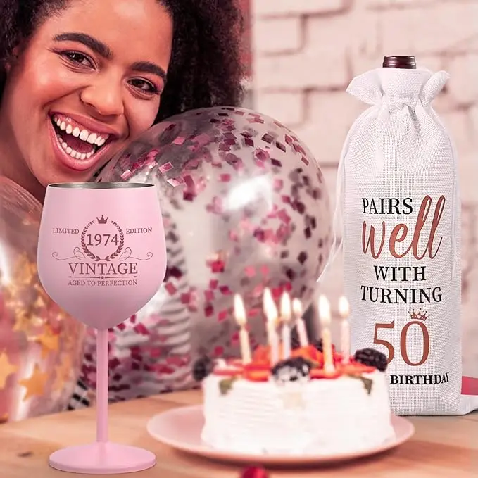 304 Stainless Steel 18oz Wine Glass Stemglass Wine Glasses Suitable For Gift Giving Restaurant Birthday Gifts With Wrapping