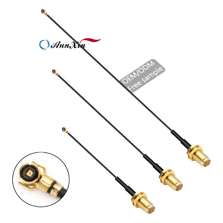 Wholesale customized IPEX Cable SMA Female to uFLu.FLIPXIPEX-1 IPEX 4 FemaleMale Plug WIFI Antenna RF Cable RG1.130.81mm