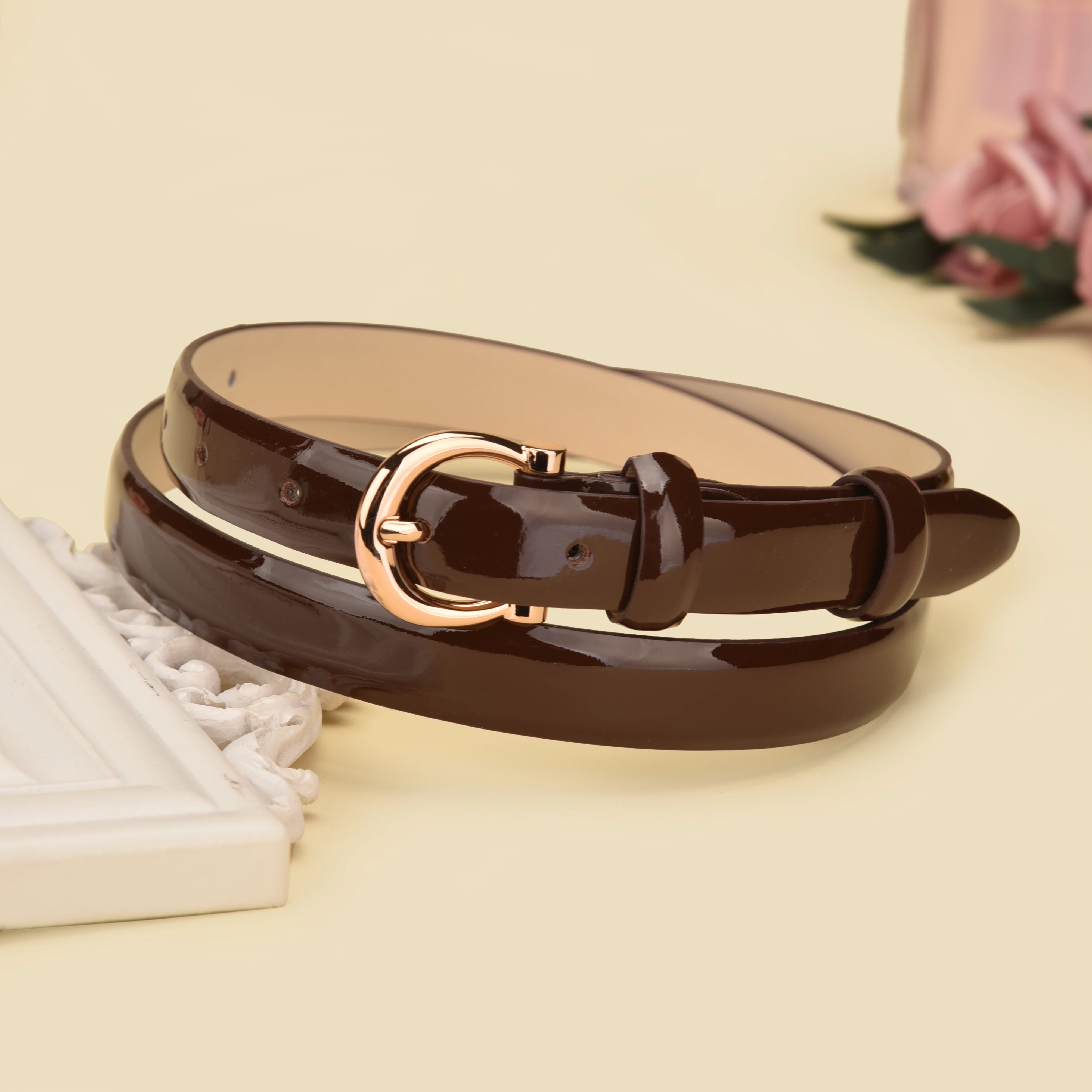 Leather belt