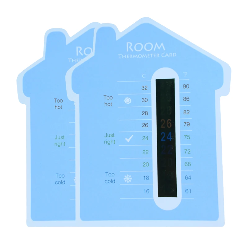 Promotional Custom Design Baby Temperature Room Card