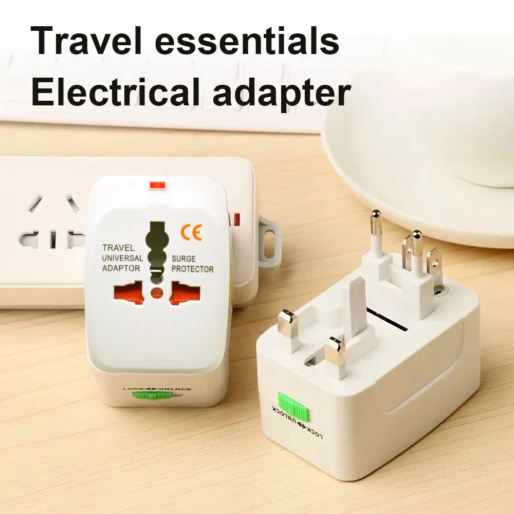 New popular product with multiple pins  US EU AU UK portable and multi-functional travel charger