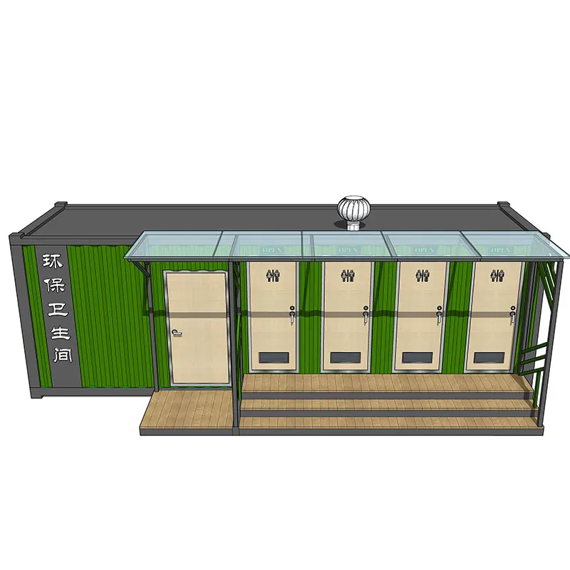 luxury  indoor cheaper adult  mobile toilets cabin movable container movable toilet and washing