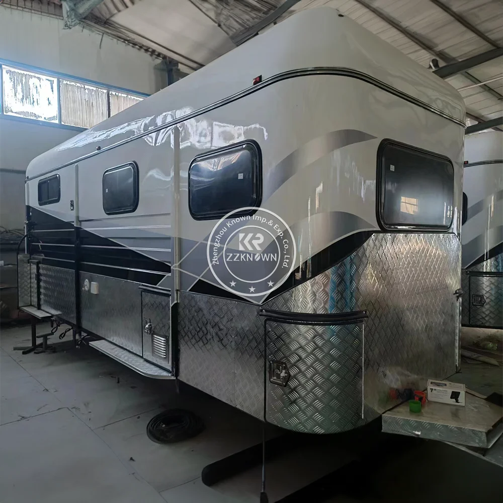 2024 Cattle Horse Animal Trailers At Cheap Wholesale Price Delivery Horse Transport Trailer for Race