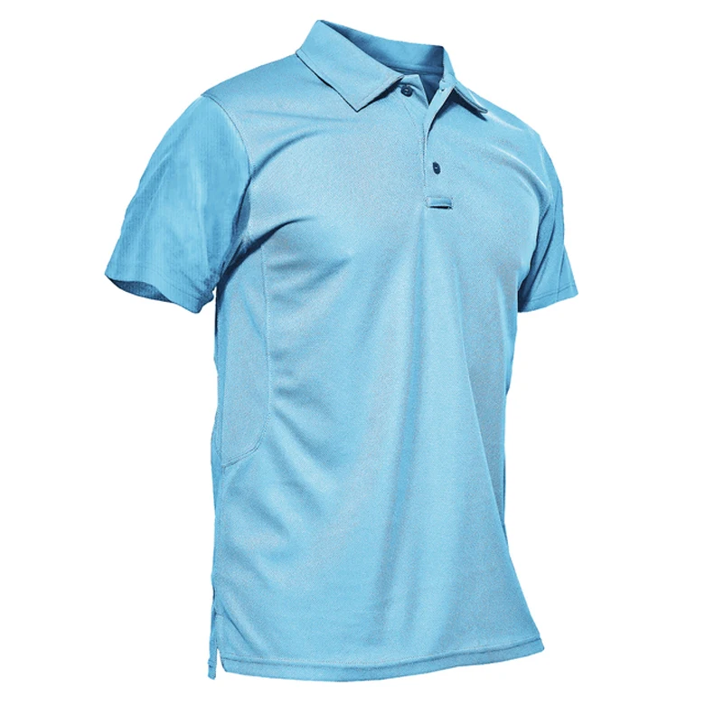 Manufacturers for Customs Clothes Mens Summer POLO T-Shirts,Plain Short Sleeve T-shirt Polyester Quick Dry,Mens Golf Shirt OEM