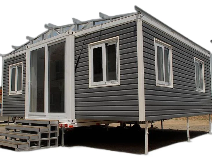 china luxury prefabricated 20ft australia 3 in 1 folding mobile homes 20ft expandable container house for sale