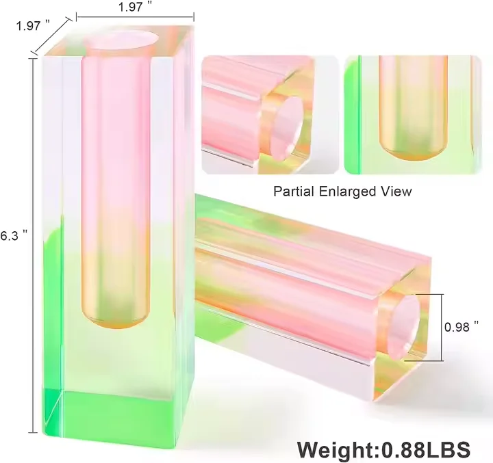 Table Vase Small Decor Clear Plastic Vases Nordic Decorative Vases For Centerpieces