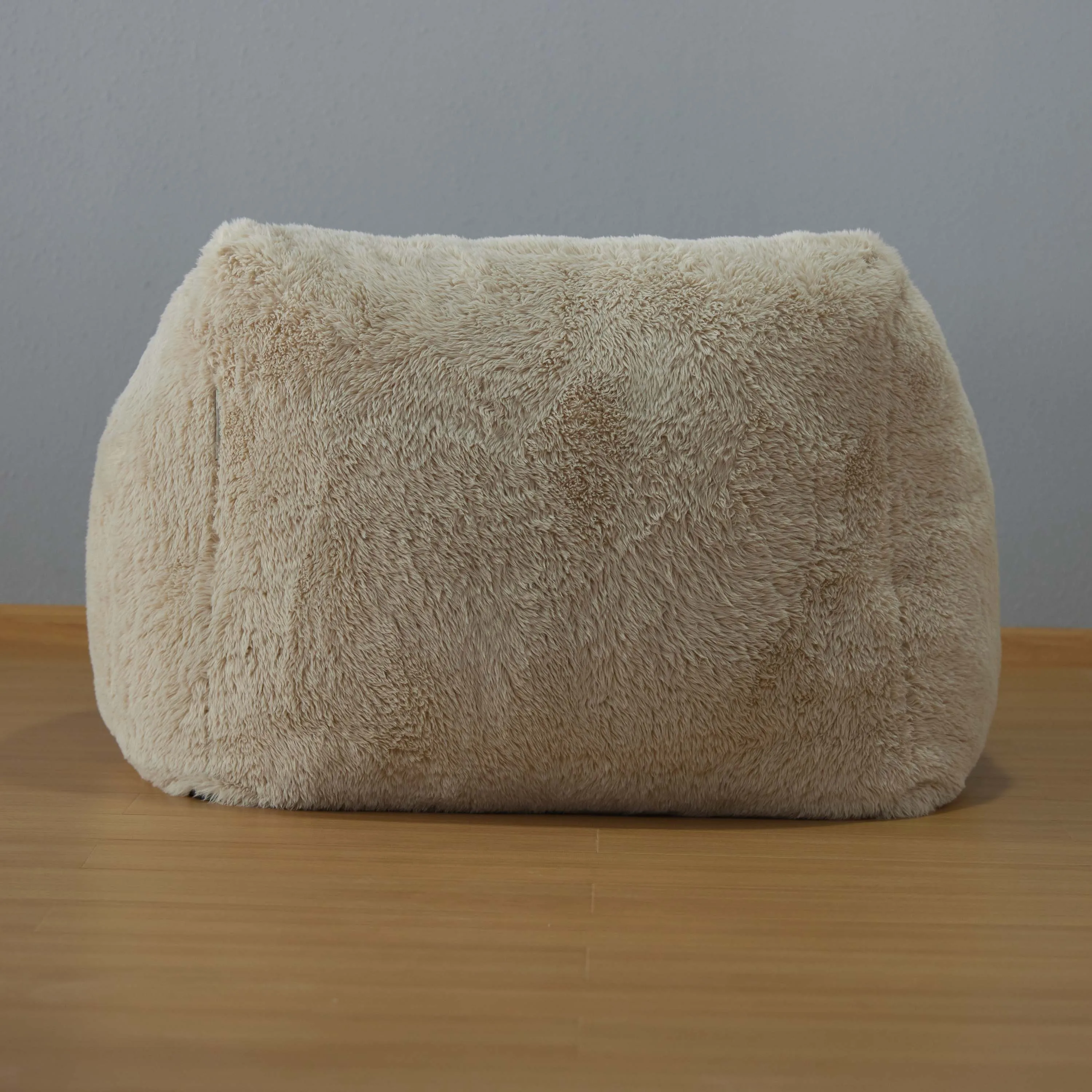 Factory Sale Lazy Sofa Furniture Nordic Style Living Room Hotel Single Sofa Long Fur Fabric Bean Bag Compressed Lounge Sofa