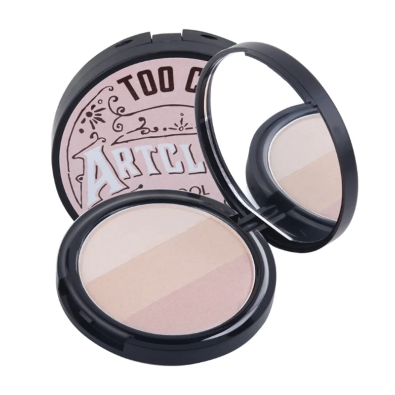 Brighten Pressed Powder Face Contour Palette Shadow Silhouette Nose Hairline Three-in-one Plate Mineral Natural Powder