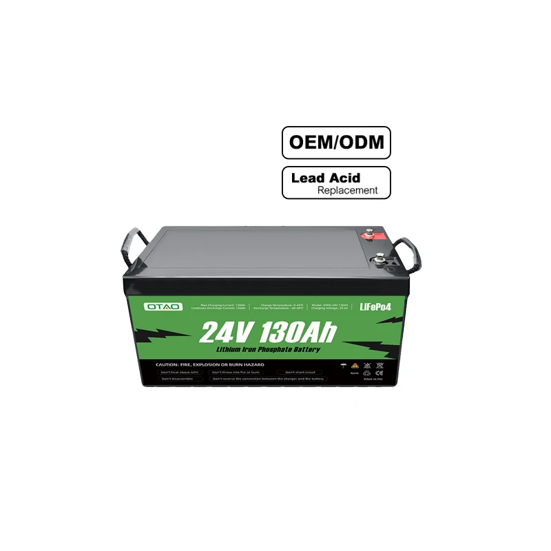 Overseas Stock 24V 130Ah Battery Pack Calb 100Ah Lifepo4 Baterias De Litio Lithium-Akku Golf Cart Lithium Ion Phosphate Battery