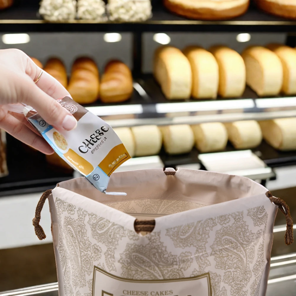 Easy to carry pocket life small christmas gift packaging bag plastic snack wrapping sugar candy Bags