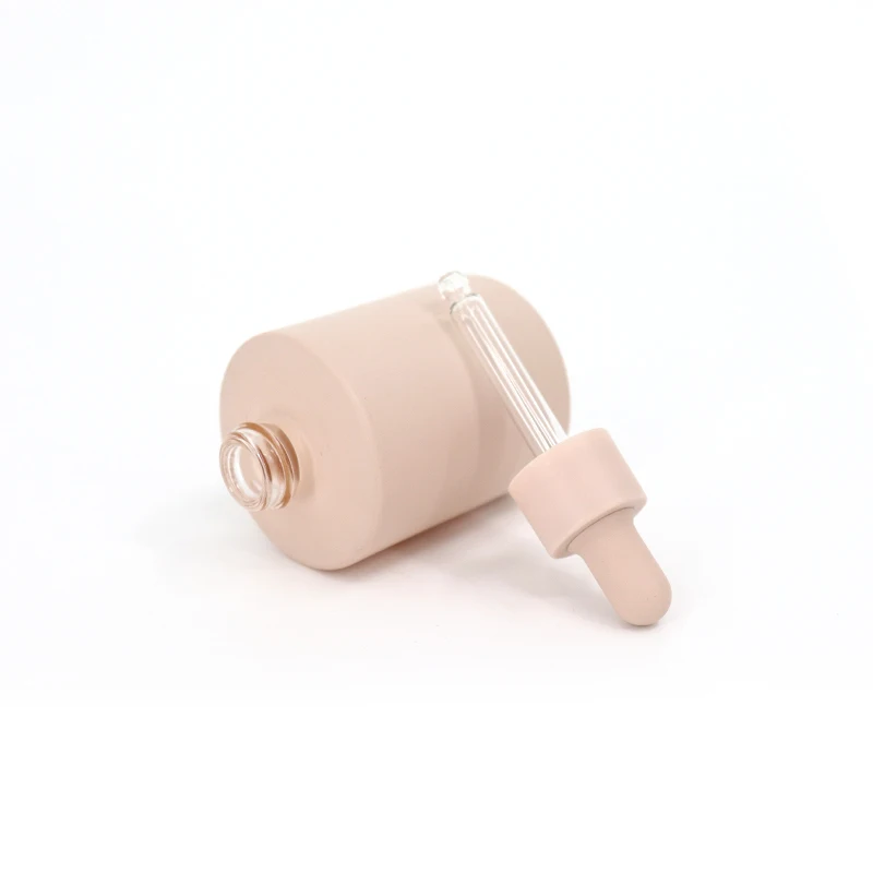 Wholesale Luxury Thick Glass Bottom Essence Packaging Fine Oil Dropper Serum Bottles 30ml 50ml 1oz 2oz Glass Dropper Bottle