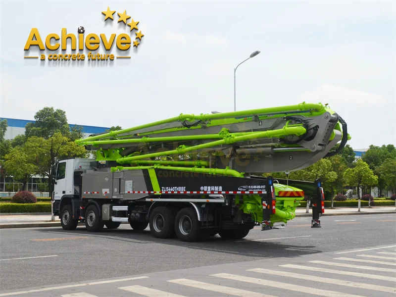Used Hot Product 56X-6RZ ZOOMLION 56M Boom Concrete Pump Trucks With Low Price for Sale