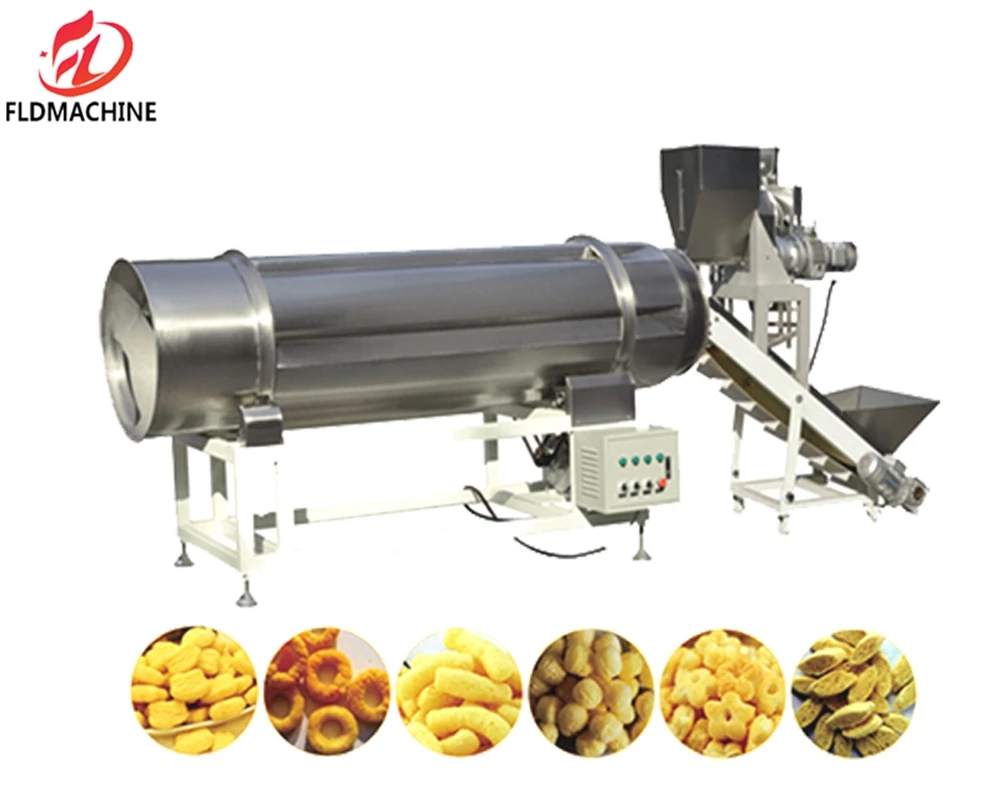 New type mini corn puffs extruder machine rice maize maker puff corn snack making machine small corn snack food extruder machine