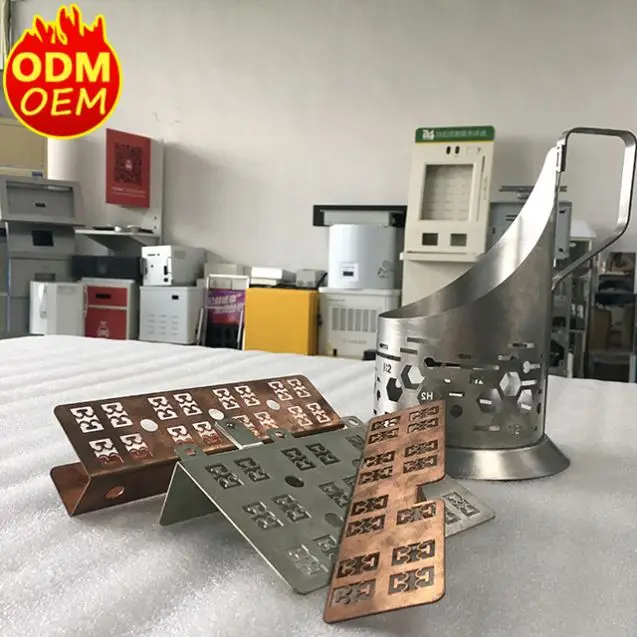 Custom design brass enclosure laser cutting service
