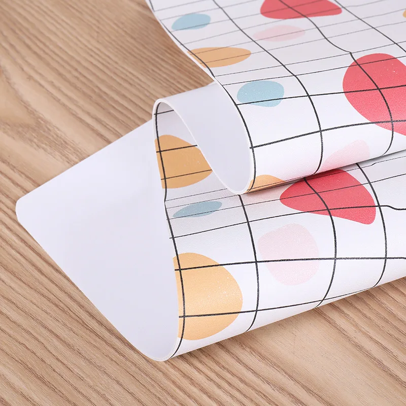 Qakai Custom Printing Faux Leather Desk Mat for Computer Office Waterproof Mouse