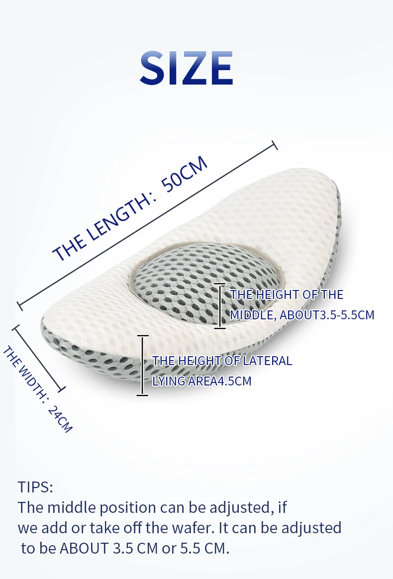 Bed and back support pillows Inflatable waist pillow buckwheat lumbar back support cushion