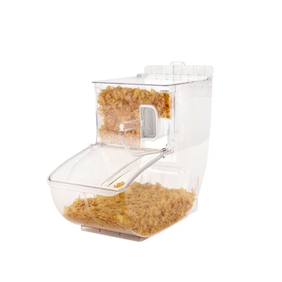 Foods wholesale store candy dispenser candy box nuts display box bulk food scoop bin for shops