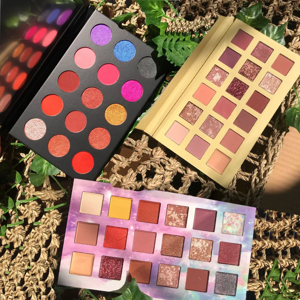 Custom Nude Eye Shadow Make Your Own Brand High Pigment Makeup Eyeshadow Palette