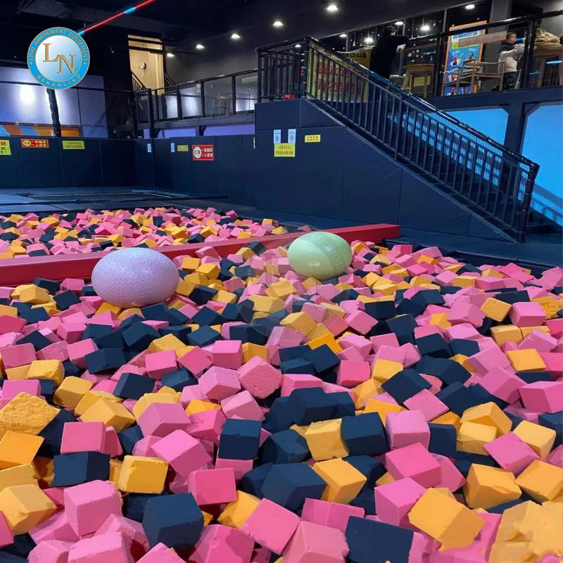 Trampoline Park With Basketball Multifunctional Ninja Course Soft Play Slides for Commercial Indoor Playground Trampoline Park