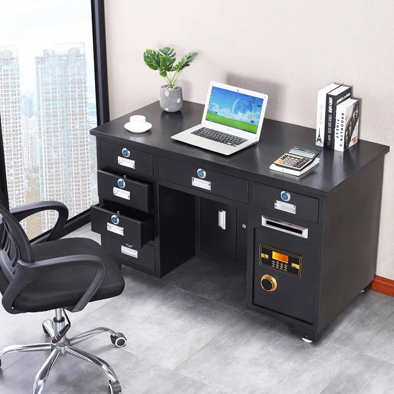 Factory Design Security Safes Cabinet Office Furniture L Shaped Desk
