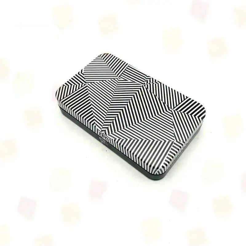 Reusable Winston Hinged Rectangular Child Proof Tin Box for 20 Cigarettes Pre-rolls Joints Blunt Metal Packaging