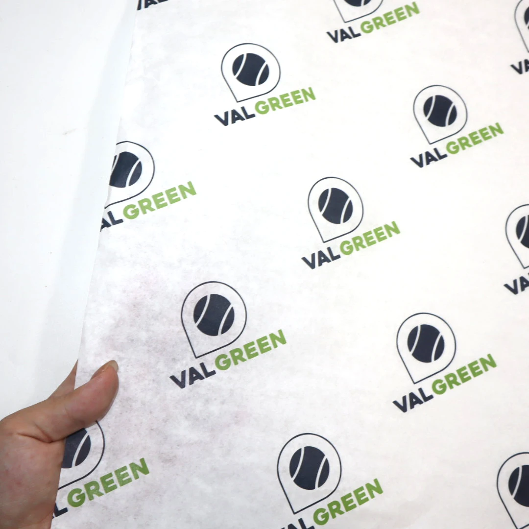 Custom Foil Stamping Tissue Paper Wrapping Paper For Clothing Packaging