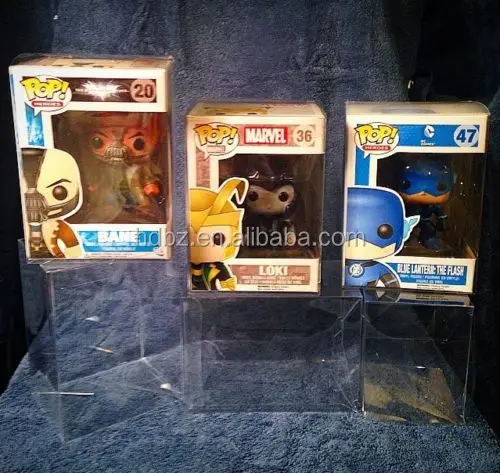 Изготовленный на заказ 4 '6' 10 'пластиковый ящик прозрачный для sherlock funko pop protect box
