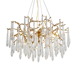 Handmade Luxury Chandelier Lighting Modern Decorative Copper Lighting Fixture Chandelier For Living Room