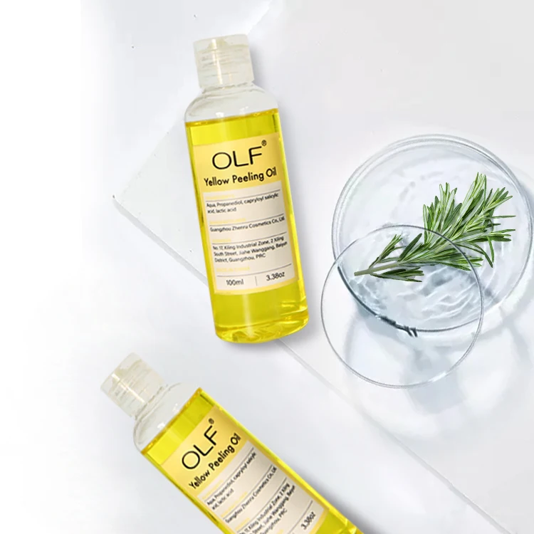 Private Label Wholesale Foot Peeling Spray Skin Type Dark Knuckles Legs Scars Body Extra Strong Green Orange Yellow Peeling Oil