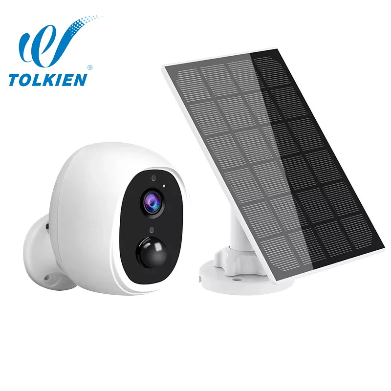 1080P network solar camera 360 CCTV mini secured HD Wireless Wifi Home outdoor Camera with 5000mah battery IP66 waterproof PTZ