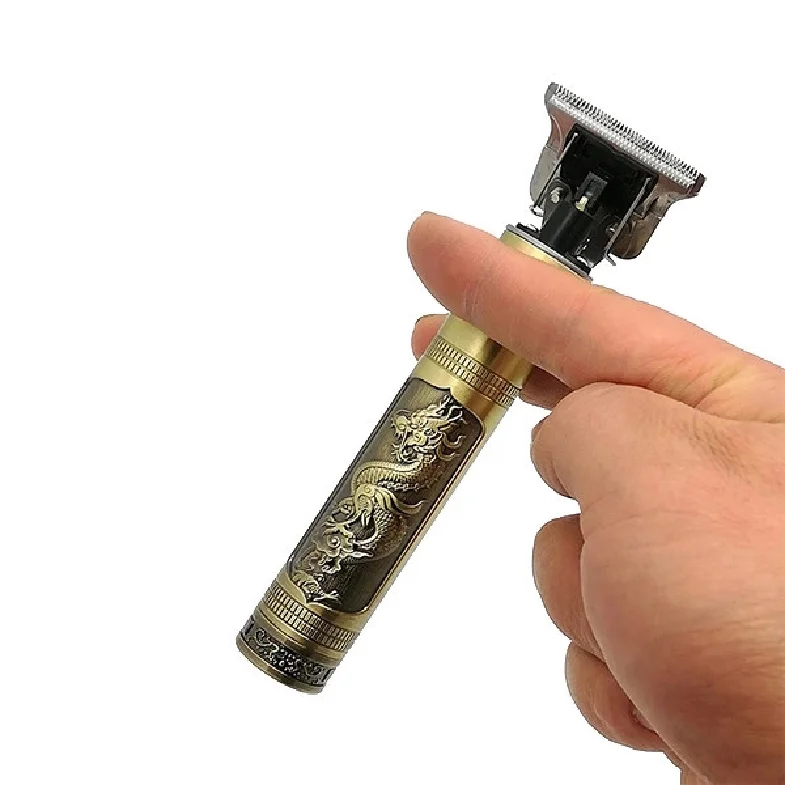 Electric Shaver Rechargeable Dragon Buddha head Hair Trimmer R Blade Trimmer Haircut Set Cordless T9 Hair Clipper