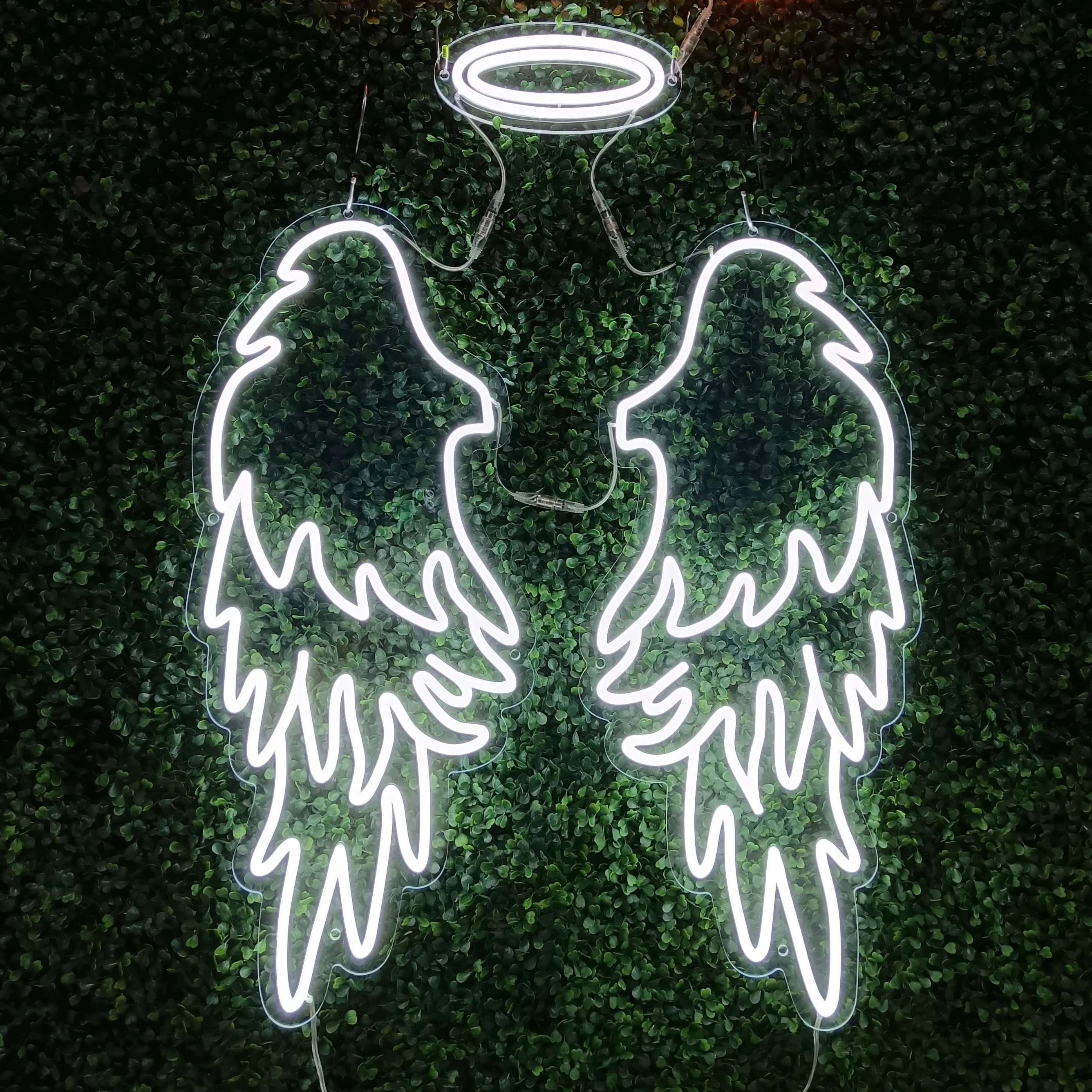 Angel Wing Neon Light Large Classic Neon Signs Home Custom LED Logo Neon Signs Wings