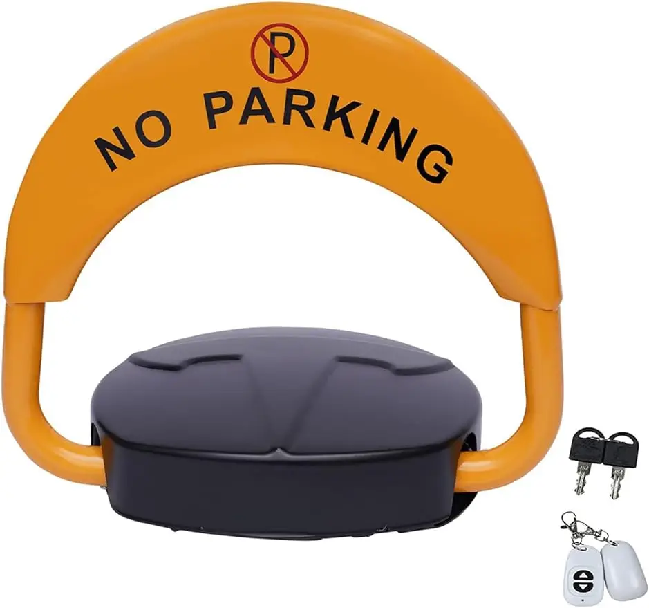 Remote Control Parking Lock Carport Arched Lockable Folding Car Parking Barrier Private Car Parking Latch Space Lock Tool