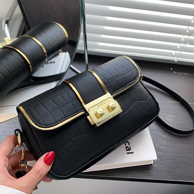 2024 Latest Wholesale Fashion Shoulder Bags Women Popular Designer Stone Pattern Messenger Bags High End Purses for Ladies