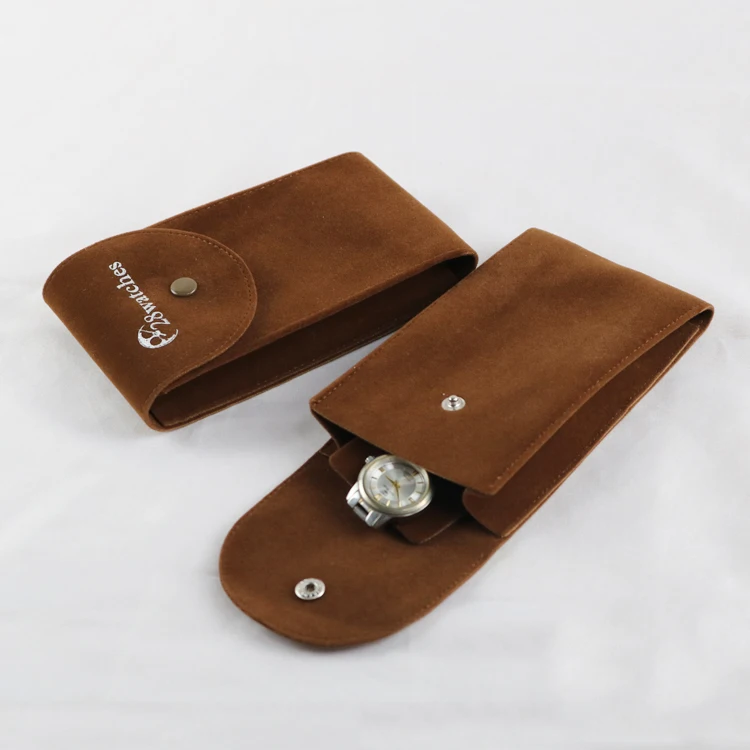 Luda custom velvet watch pouch bag suede jewelry packaging for jewelry bag pouch